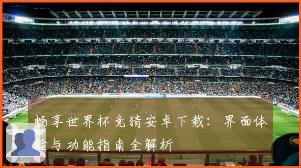 畅享世界杯竞猜安卓下载:界面体验与功能指南全解析